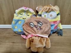 팀 미니언 봉제인형 건착 밥&팀 3종 세트