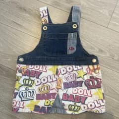 BABY DOLL カラフルデニムワンピース 95cm以下のサムネイル