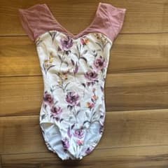 美品 stina フラワープリント バレエレオタード Pサイズ - メルカリ
