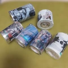 新品・6点セット・おまけつき］海外マスキングテープ 男性柄多め