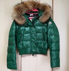 モンクレール MONCLER ダウンジャケット タヌキファーフード S - メルカリ