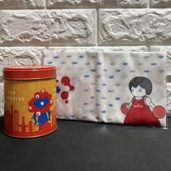 大阪・関西万博 2025 EXPO ミャクミャク 缶 手拭い 非売品 村田製作所