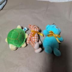 ぬいぐるみ マスコット 3点セットのサムネイル