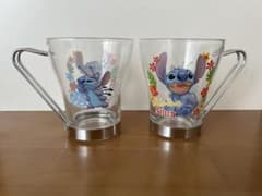 【新品・未使用】リロ&スティッチ グラス(2個)のサムネイル