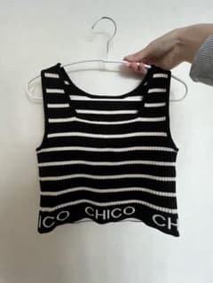 Chico ボーダー柄 タンクトップのサムネイル
