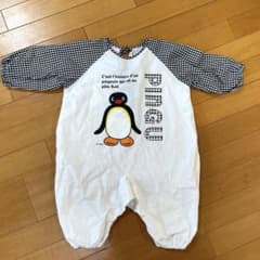 ピングー　レトロ　ロンパース　スモック　お砂場着のサムネイル