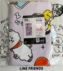 BT21 목욕 타월 퍼플