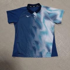 Yさま専用Mizuno ポロシャツ 青/白 グラデーションのサムネイル