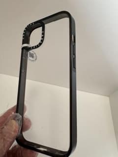 [미사용]CASETiFY iPhone15 케이스 클리어 블랙 내충격