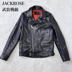 JACKROSEvintage 武装戦線コラボ　ライダース　極美品 美品 ジャックローズ 武装戦線 T.F.O.A ダブルライダースジャケット L