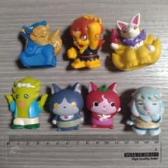 妖怪ウォッチ 指人形 ソフビ フィギュア 7体セットのサムネイル