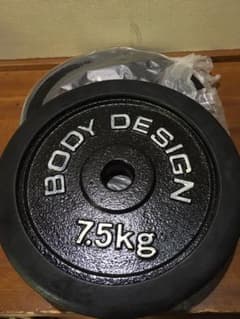 ボディデザイン　ダンベルプレート　7.5kg 2枚のサムネイル