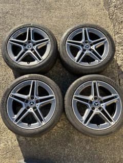 ベンツCLA C118 X118 AMG 18インチ アルミホイール タイヤ付 ベンツCLA C118 X118 AMG 18インチ アルミホイール タイヤ付 - メルカリ