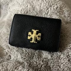 美品　Tory Burch ブラック レザー カードケースのサムネイル