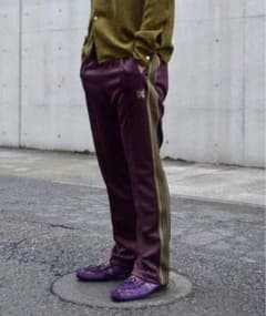 【訳あり】Needles トラックパンツ マルーン ナロー 21awのサムネイル