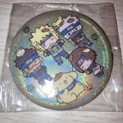 NARUTO サンリオ コラボ ホログラム缶バッジコレクション ミナト班