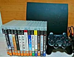 PS3 本体＋ソフト14本＋コントローラー2個のサムネイル