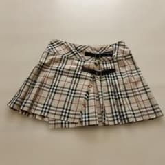 44,Burberry ノバチェック プリーツ ミニスカート - メルカリ