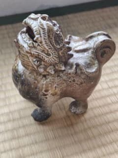 信楽焼　高橋楽斉 作　唐獅子　香炉のサムネイル