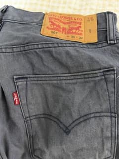 Levi's 501 W30 L32 Dark Gray Denim