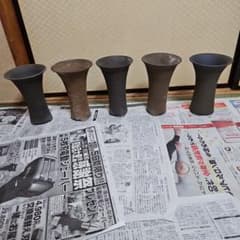 蘭鉢 (笠間鉢) 5個 高さ約20～21cm　植木鉢のサムネイル