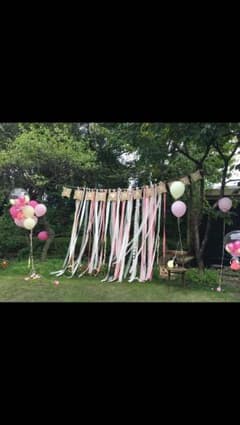 M様専用☆リボンカーテンのサムネイル