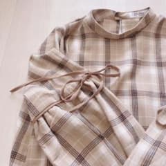 しまむら　チェック柄シャツのサムネイル