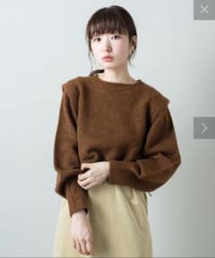 【Kastane】BACKあきクロップドニット　新品タグ付きのサムネイル