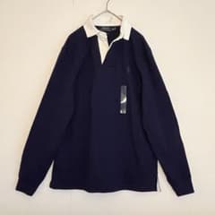 【新品未使用★上品なネイビー】ラルフローレン長袖ラガーシャツ★S 170/92A 新品未使用☆上品なネイビー】ラルフローレン長袖ラガーシャツ☆S 170