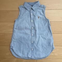 Polo Ralph Lauren ノースリーブシャツ ライトブルー 5のサムネイル