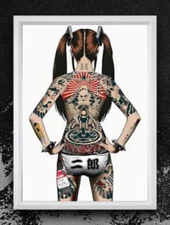 大友昇平・アート【A4サイズ写真ポスターフレーム付き2点セット