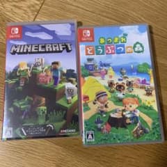 あつ森&マイクラSwitchのサムネイル