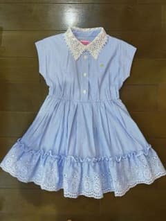 kate spade 水色 半袖ワンピース 110 - メルカリ