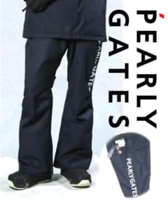 【PEARLY GATES】メンズ スノーボードパンツ防水圧数値10,000mm 39,600円新品【パーリーゲイツ】スキースノーボーウェア パンツ 黒 5(L