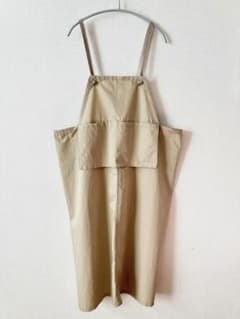 ナプロン NAPRON 新品 APRON エプロン　ゆったり ベージュ美品のサムネイル