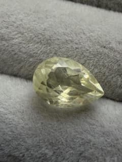 天然レモンクォーツ 1.48ct｜ペアシェイプ 9.1×6.2mmのサムネイル