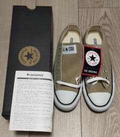 【新品未使用】CONVERSE ALL STAR ベージュ 23.5cmのサムネイル