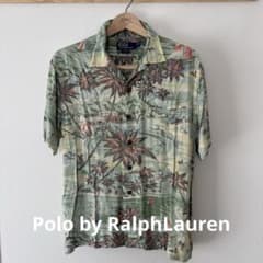 美品！！Polo by Ralph Lauren アロハシャツ レーヨン100% - メルカリ