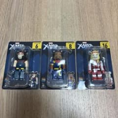 BE@RBRICK MARVEL X-MEN 베어브릭 3종 세트