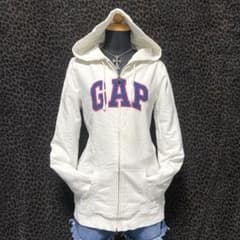 な*な様 平成ギャル Y2K GAP ジップパーカー ロゴドン 00s KA29