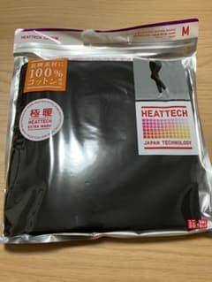 UNIQLO ヒートテックコットンレギンス 極暖 ブラック Mのサムネイル