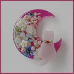 No.2724ハンドメイド レジンヘアゴム ドライフラワー - メルカリ