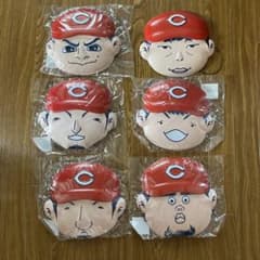 広島東洋カープ 2018年 選手おめん 6枚セットのサムネイル