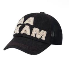 【未使用 美品】AAKAM Denim Trucker Cap (Black)