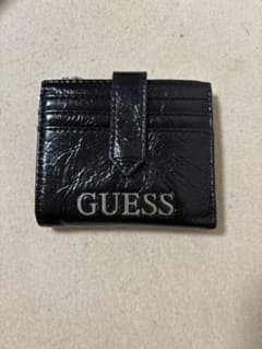 GUESS ブラック 二つ折り財布