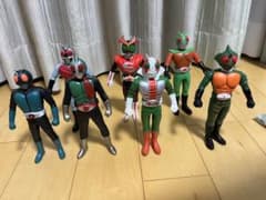 Showa Kamen Rider soft vinyl figures (bundle sale)