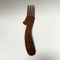 木製フォーク 動物デザイン シカ 16.5cmのサムネイル