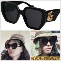 GUCCI サングラス 黒 BAD HOP Tiji Jojo 着用 - メルカリ