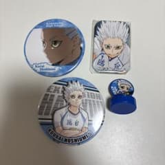ハイキュー!! 星海光来 缶バッジ マグネット 4種セットのサムネイル