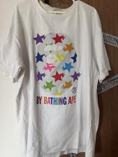 激レア！A BATHING APE カラフル星 Tシャツ 2XL - メルカリ